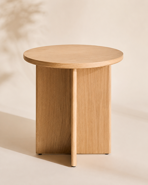 Tide Pedestal Side Table
