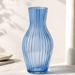Noma Ribbed Glass Vase