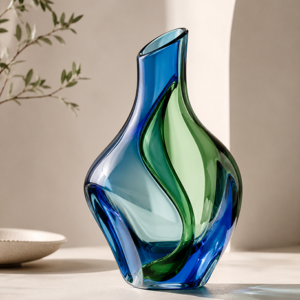 Tide Art Glass Vase