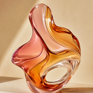Flare Art Glass Vase