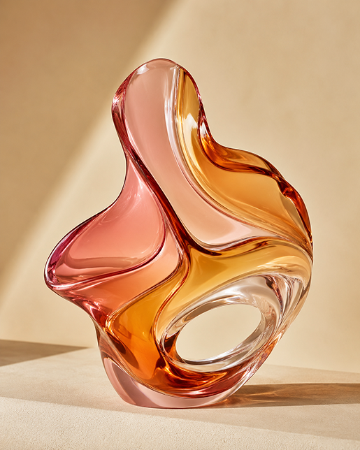 Flare Art Glass Vase