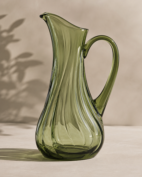 Iris Glass Carafe